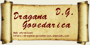 Dragana Govedarica vizit kartica